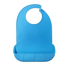 Waterproof Bibs for Adult, Silicone Adult Bibs with Crumb Catcher, Adjustable...