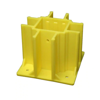 Guardrail Base OSHA Guardrail Post Base Safety Boot Toeboard Slot Fall Protect