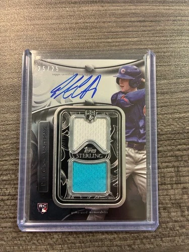 PETE CROW-ARMSTRONG 2024 TOPPS STERLING RPA ROOKIE DUAL PATCH AUTO 25/25
