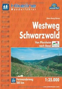 Hikeline Fernwanderweg Westweg Schwarzwald. Von Pfo... | Buch | Zustand sehr gut