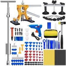 Paintless Dent Removal Kit 134PCS Car Dent Puller Slide Hammer Tool Kit Dent