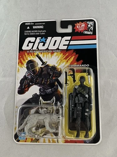 Snake Eyes Action Figure GIJoe ARAH Comic Series Hasbro