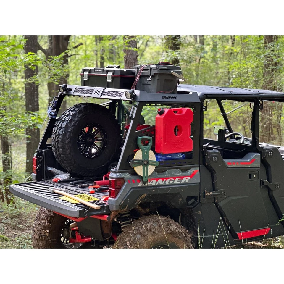 Full Height Bed Rack fits Polaris Ranger and Can-Am Defender Models 58-08075 - Image 4 of 4