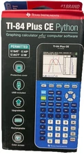 Texas Instruments TI-84 Plus CE Python Color Graphing Calculator - Bionic Blue