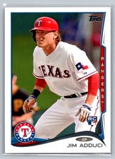 Jim Adduci 2014 Topps Texas Rangers 52 RC