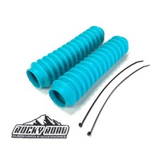 Rocky Road Teal 2 X 11 Universal Shock Absorber Dust Boots Covers Pair