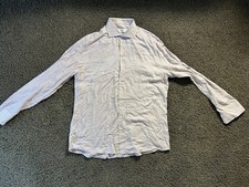 Stenstroms Men's Super Cotton Button Down Shirt Size 44 17 1/2 Issue Read