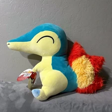 NEW Tags Round 1 Exclusive Official Nintendo Pokemon 14'' in Cyndaquil Plush toy