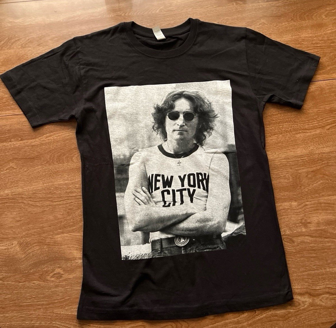 NEW John Lennon New York City T-Shirt, Adult S