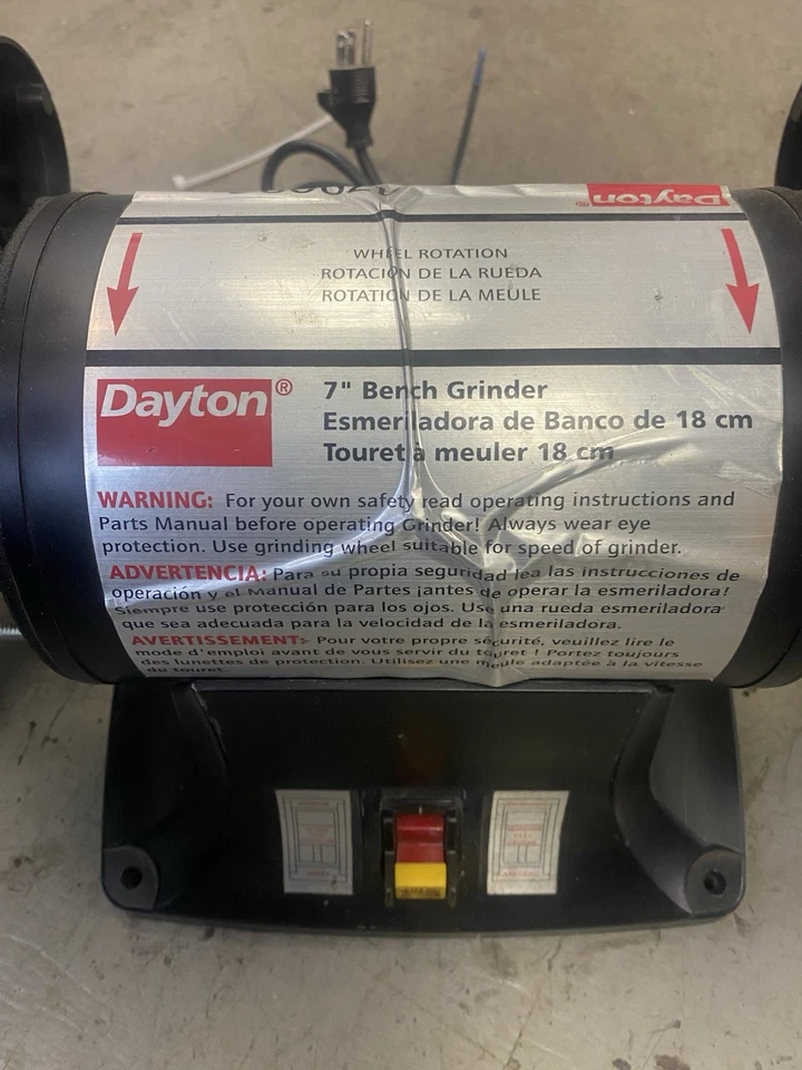 Moedor de bancada Dayton 7 1/2 - Imagem 2 de 4