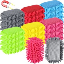 24 Pcs Magnetic Whiteboard Eraser Dry Erase Erasers Microfiber Shag Washable ...