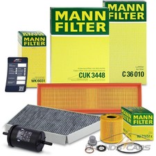 MANN-FILTER INSPEKTIONSPAKET FILTERSATZ SET B FÜR PEUGEOT 206 1.4 AB BJ 00-