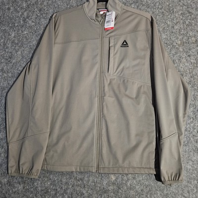 Reebok Jacket Mens XL Softshell Full Zip Lightweight Outdoors OMRD195
