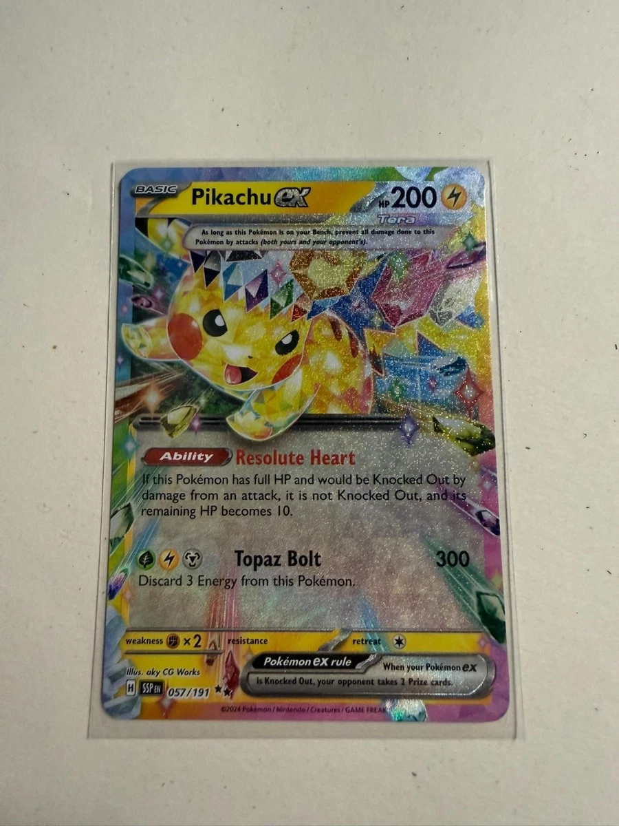 Pikachu Ex Pokémon TCG Cards for sale | eBay