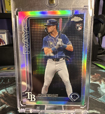 Topps Chrome Kameron Misner #130 Rookie Tampa Bay Rays 2025 Baseball
