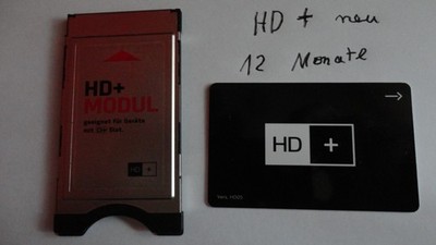 CI Plus-modul mit HD Karte 12 Monate neu.