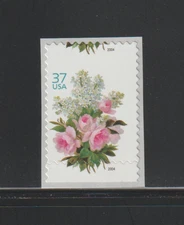 US ERROR Stamps: #3836 .37 Flowers: Die Cut Shift. MNH