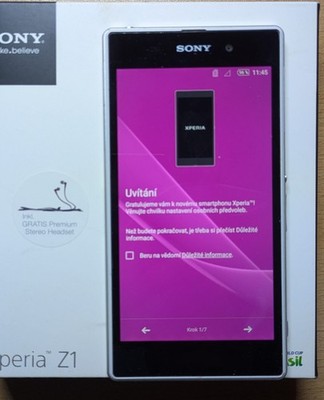 Sony  Xperia Z1 C6903 - 16GB - Weiß (Ohne Simlock) Smartphone