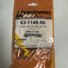 Lightning MIG 63-1145-50 Contact Tip, Wire Size H.D. .045, Pk25