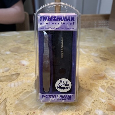 Tweezerman Stainless Steel V Cuticle Nipper #3296-P