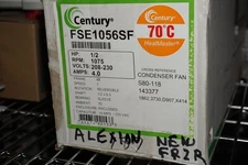 Century FSE1056SF Condenser Fan Motor 1/2 HP 1050RPM 208-230Vac 60Hz 4A PH1 NEW