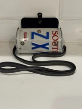 Littlearth License Plate Purse USA Clutch Vtg Metal Handbag South Carolina Snap