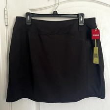 Tangerine Women s XL Black Skort EUC Golf Tennis Jogging Back Pocket L5