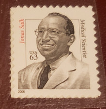 US MNH Postage-Scott #3428 Dr. Jonas Salk - Scientist 63c (2006)
