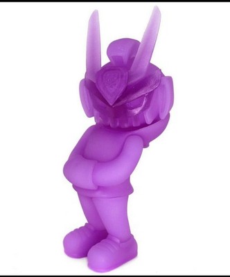 Quiccs DIY Blank Purple GID Potassium TEQ63 6'' Martian Toys TEQ 63 Glow in Dark