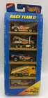 1996 Hot Wheels Race Team II 5 Car Gift Pack #17491 Vintage NIB Sealed