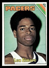 1975 TOPPS LEN ELMORE 259 NRMT RC BASKETBALL INDIANA PACERS