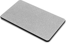 Drying Stone Dish Mat, Granite  diatomite, fast drying surface, removable
