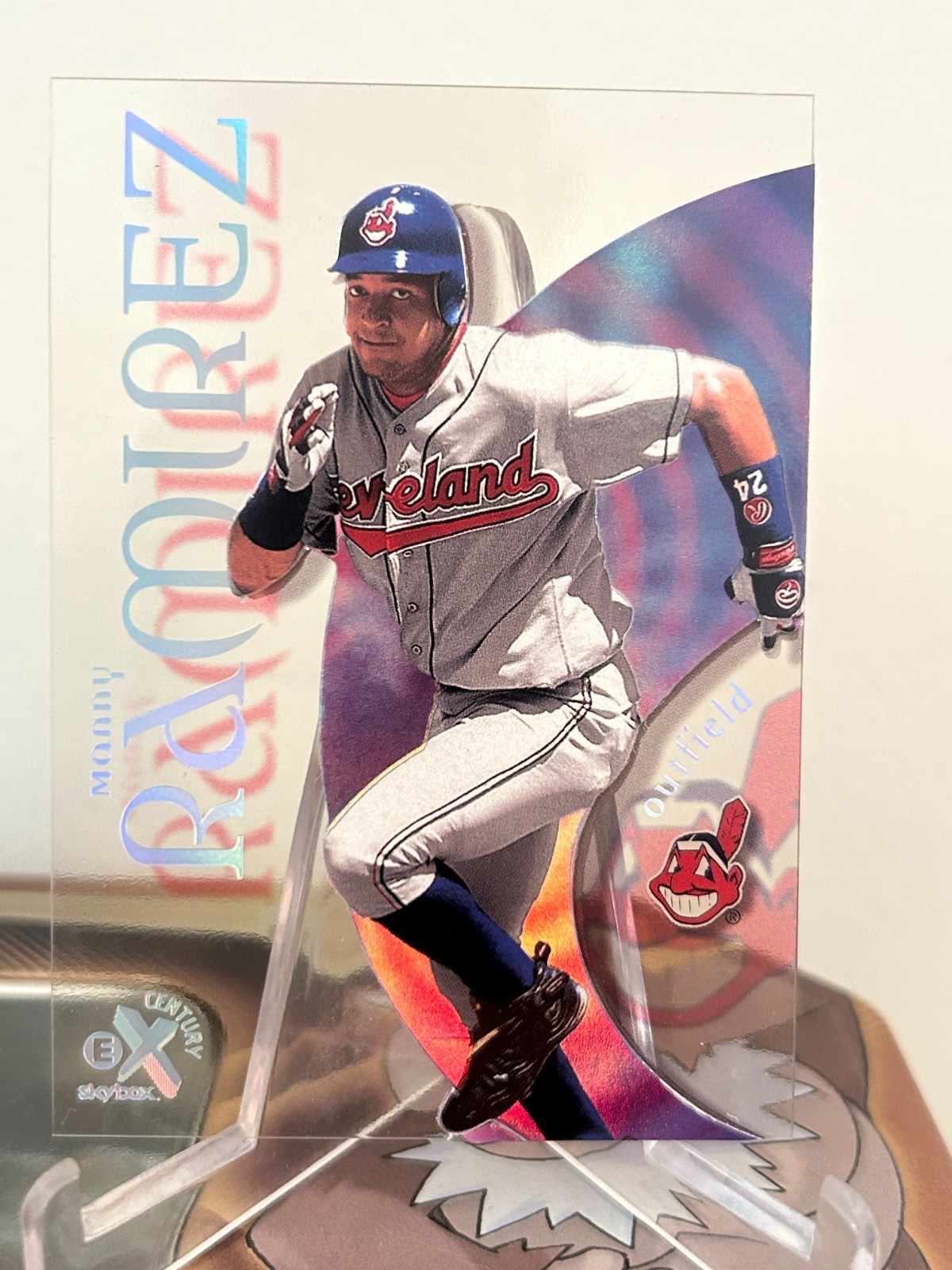 1999 Skybox E-X Century MANNY RAMIREZ #90 Cleveland Indians