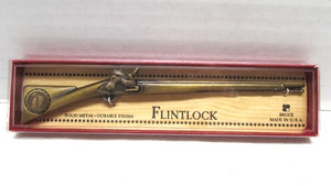 San Jacinto Monument Museum Houston Texas Solid Metal FLINTLOCK RIFLE by BRUCE