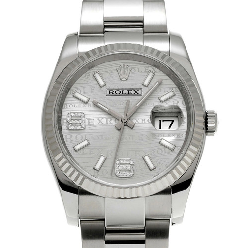 ROLEX Datejust 116234 Silver Case Size 36 x 36 mm Men's Used Watch #631012