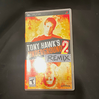 Activision Tony Hawk's Underground 2 Remix PSP Multiplayer w/ Case 2005 T