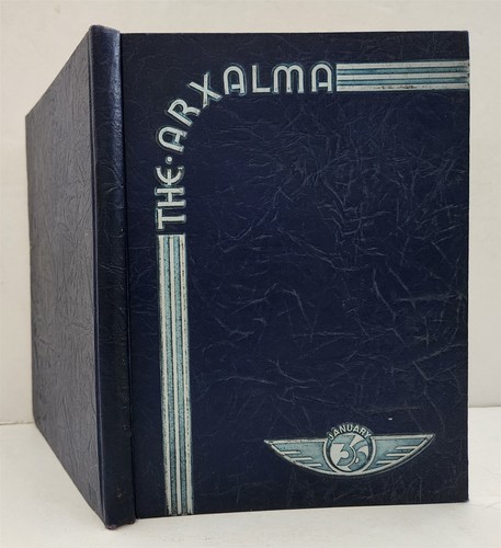 1930 antique READING SENIOR HIGH SCHOOL pa ARXALMA YEARBOOK owned JANET POWERS