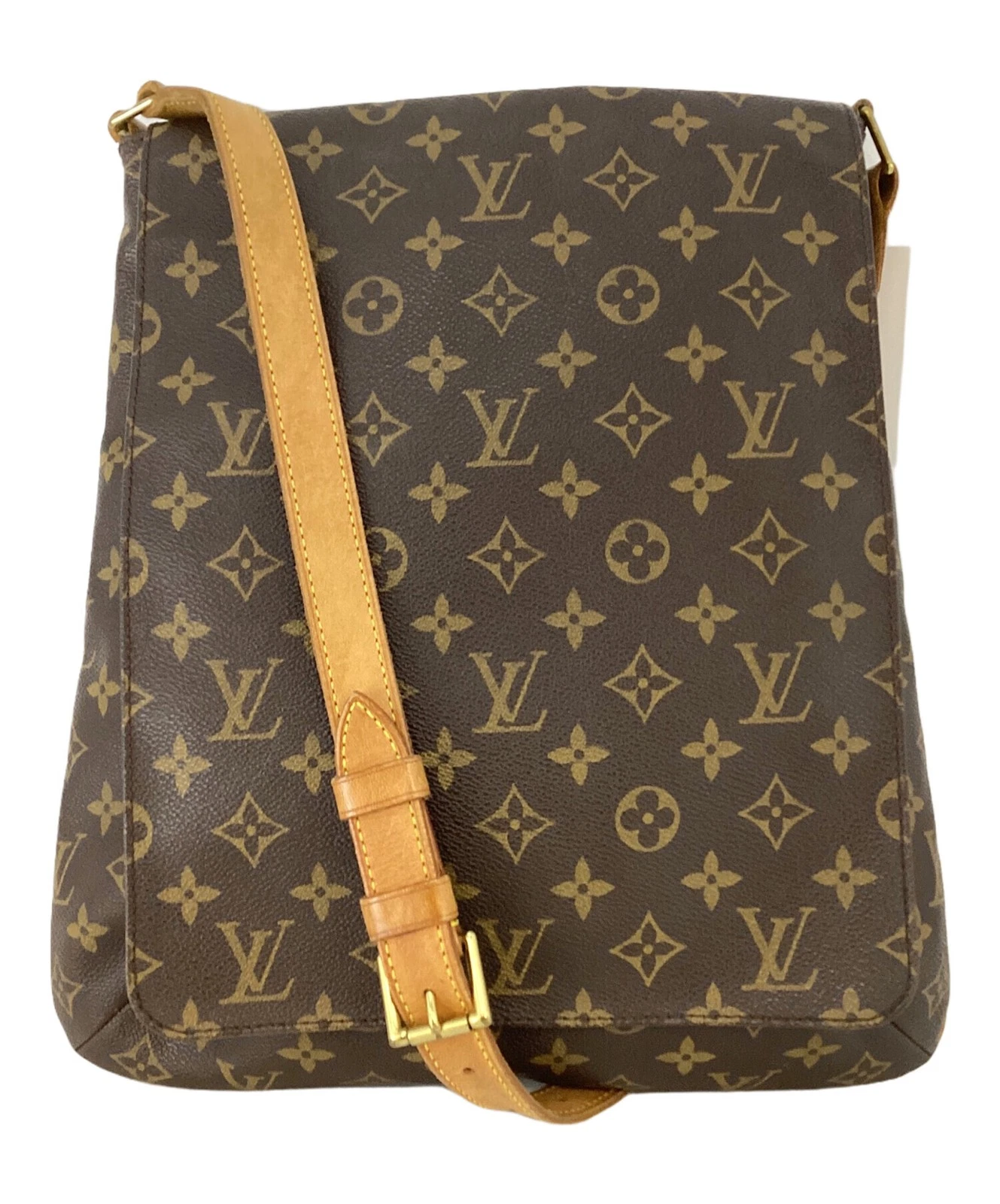 Vuitton — Louis Vuitton M51256 Coated Canvas Brown Shoulder Bag #TFB4120