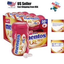 Pure Fresh Sugar-Free Chewing Gum with Xylitol, Cinnamon, 90 Recyclable Curv...