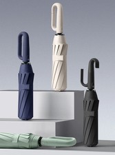 Automatic Folding Umbrella UV Protection Windproof Sun Rain Outdoor Travel