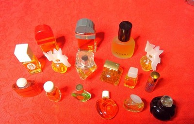 Mixed Lot of Miniature Perfume Collectibles