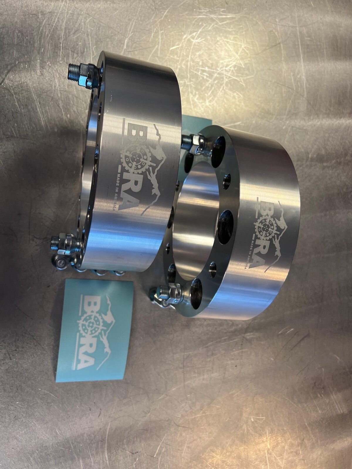 BORA REAR Spacers for KUBOTA L3800 (2011+) STUD & TAP 2.5" pair of 2