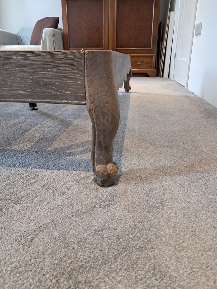 Loaf King Size Coco Bed Frame French Style, Handcarved Oak, Sprung