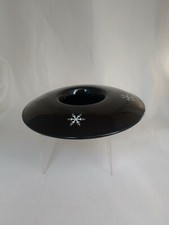 Bagley Glass, Jetique 1950/70s Elf Bowl With Snowflakes Pat 3195
