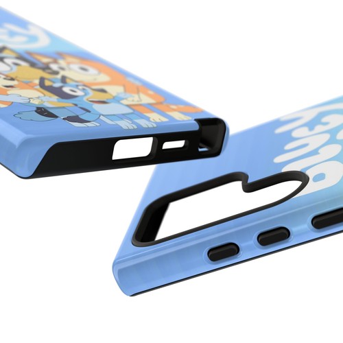 Fundas de teléfono - Diseño familiar de perros con dibujos animados azules - Imagen 174 de 203