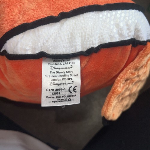 Disney Store Nemo (Findet Nemo) Gesicht Plüschkissen/Kissen 18 Zoll Plüschtier Kuscheltier❤️ - Bild 4 von 5
