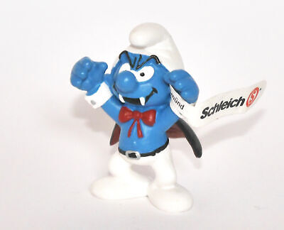 20541-/"Dracula Schlumpf/"-/"Dracula Smurf/"-Schleich-NEU mit Fähnchen-NEW with tag!