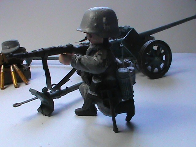 PLAYMOBIL Personnalisé – Canon Pak 40 Et Grenadiers – Scénario Militaire