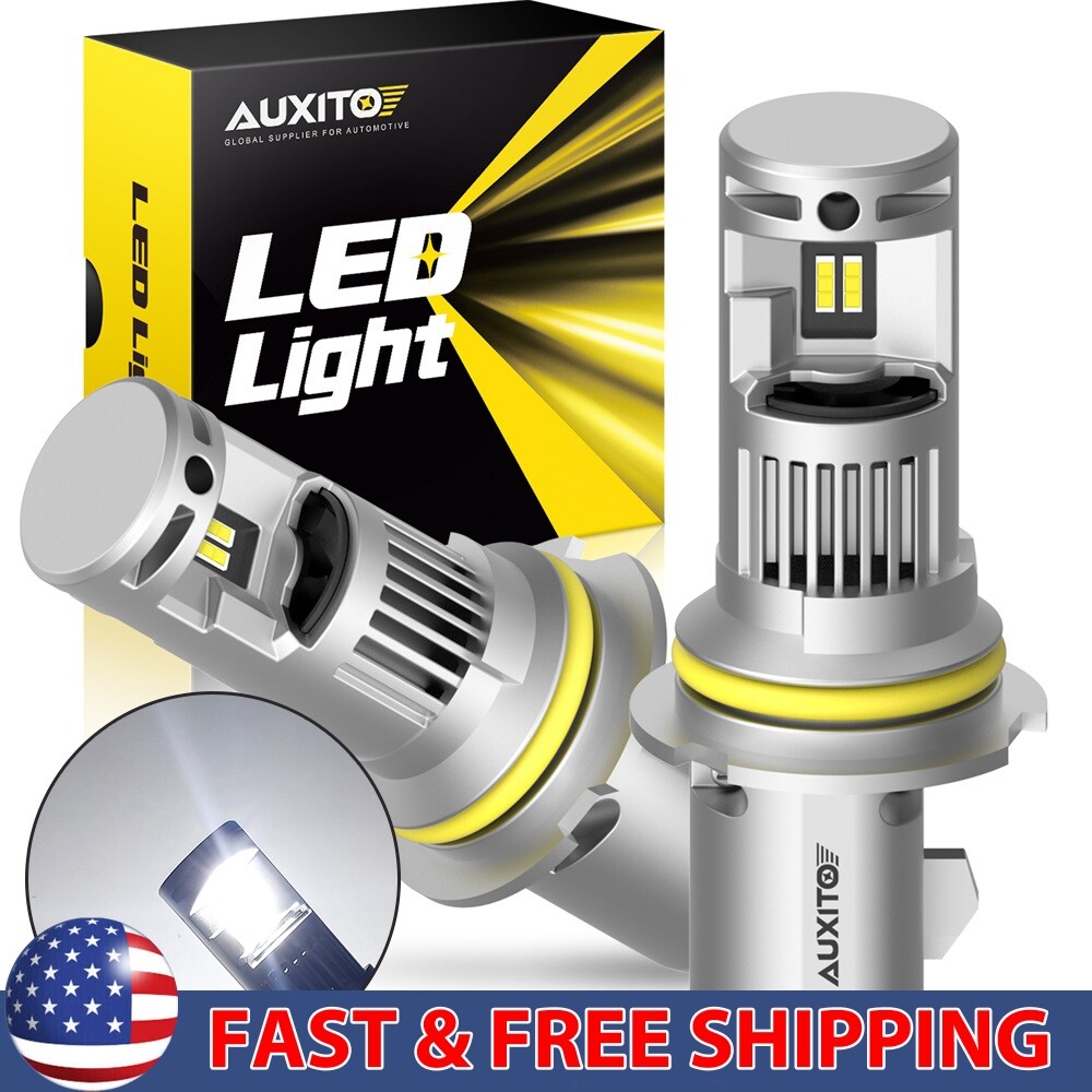 AUXITO 9007 LED Headlight Bulbs Kit 6000K White High Low Beam Light Bulb Br 2/4X