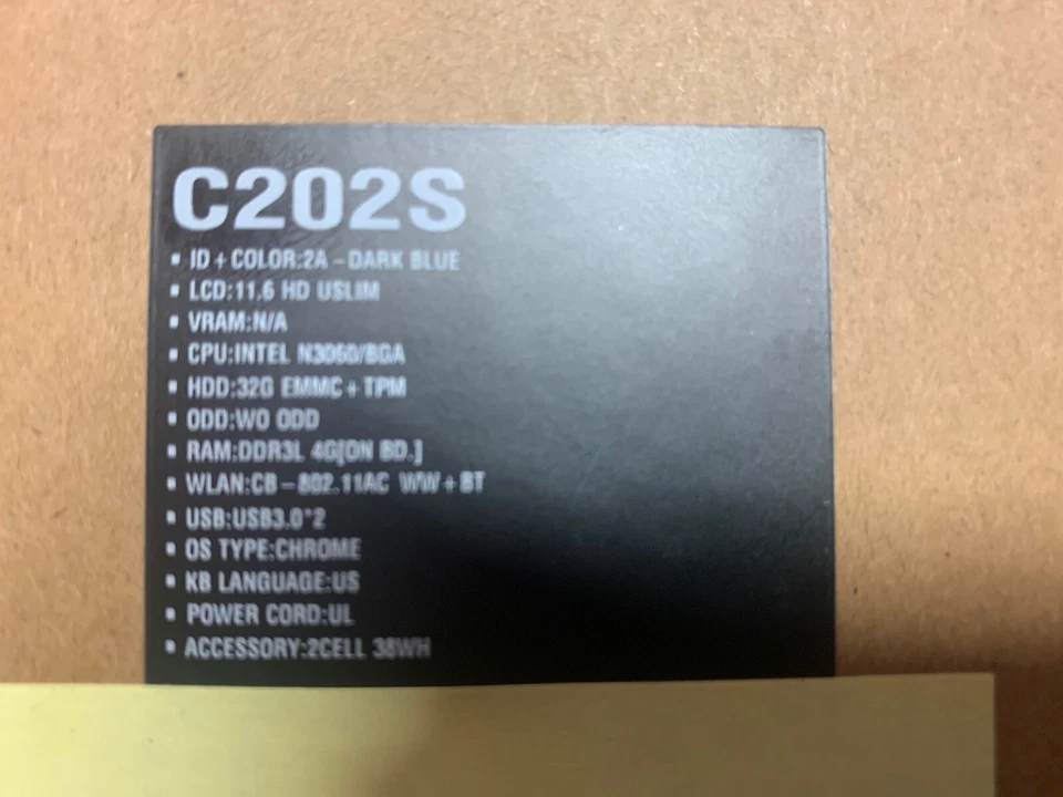 ASUS Chromebook C202SA 11.6 inch (16GB, Intel Celeron N, 1.60GHz, 4GB) NEW - Image 3 of 4